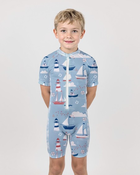 Combinaison UV 50+ → PETITBATEAU| meilleure protection