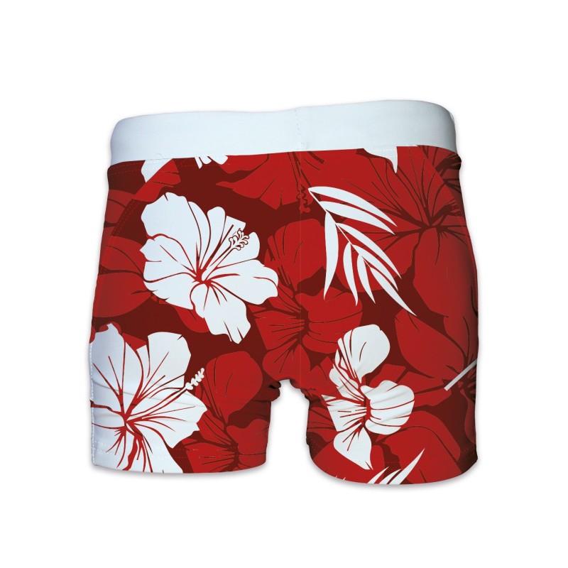 BOXER DE BAIN - HIBISCUS | Boxer de bain résistant