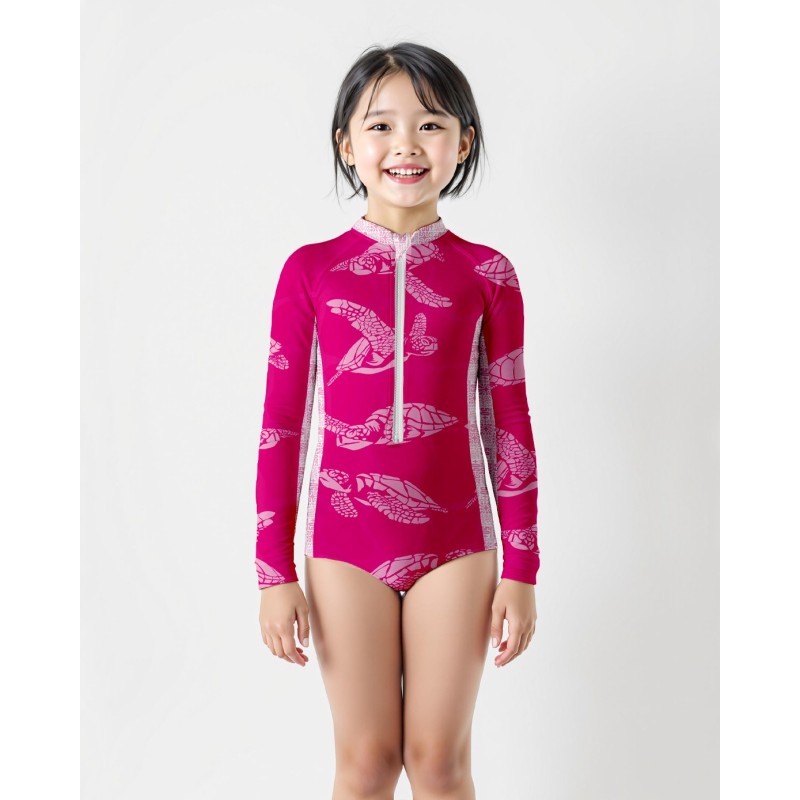 Maillot de bain UPF 50+ → GALAPAGOSROSE | Maillot de bain haute performance