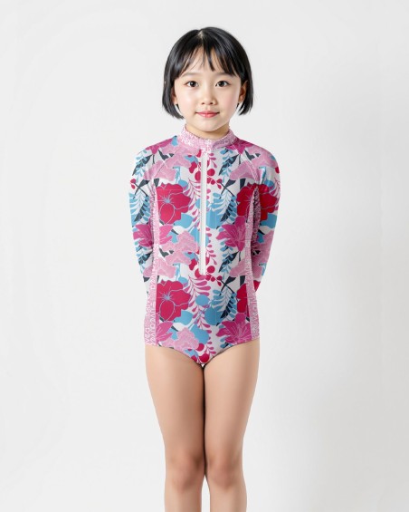 UPF 50+ swimsuit → ALOHAPINK