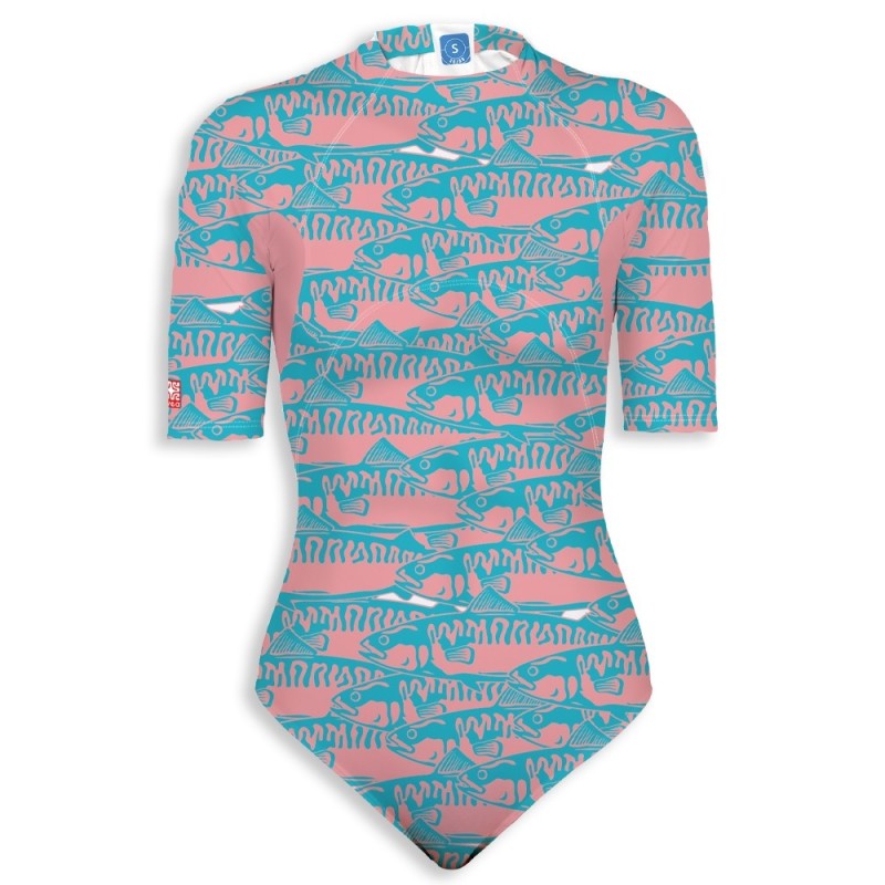 Combinaison UV 80 → SARDINE|  maillot de bain anti uv