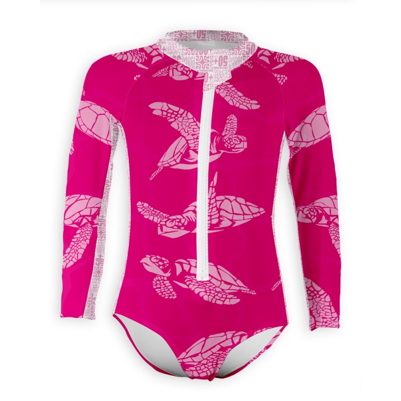 Maillot de bain UPF 50+ → GALAPAGOSROSE | Maillot de bain haute performance