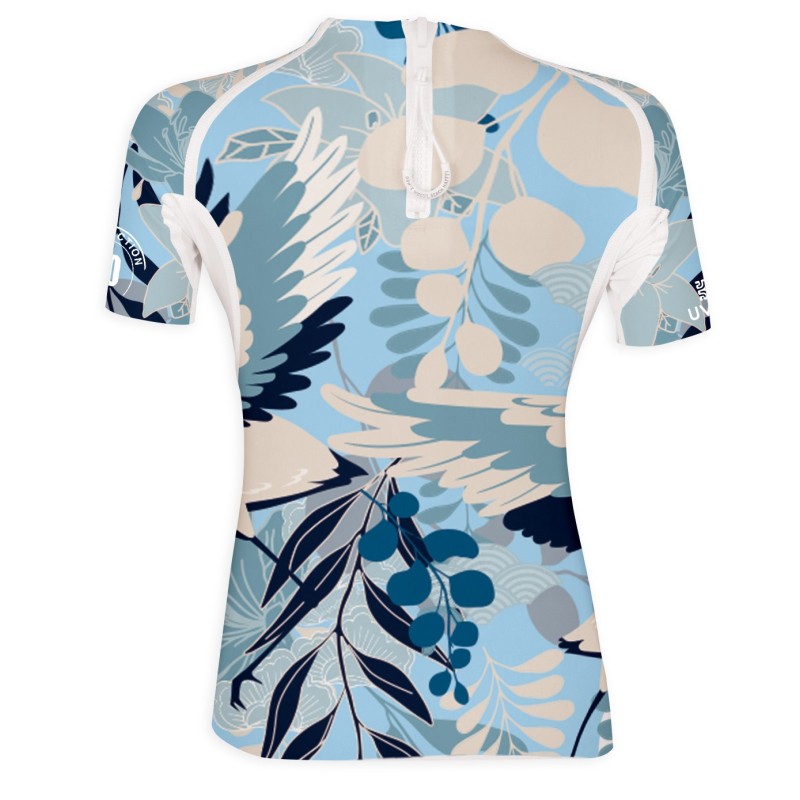 TEE SHIRT UV 80 → ALOHABLUE | protection solaire supérieure