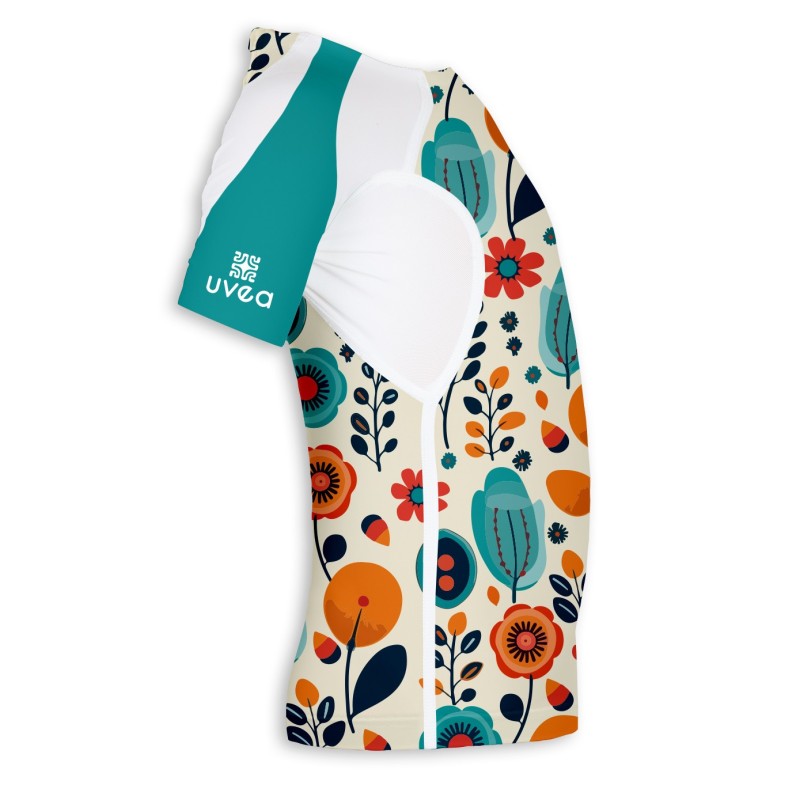 CAMISETA UV 80 → SEAFLOWER