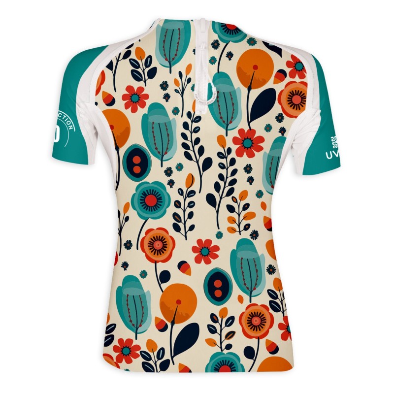 CAMISETA UV 80 → SEAFLOWER