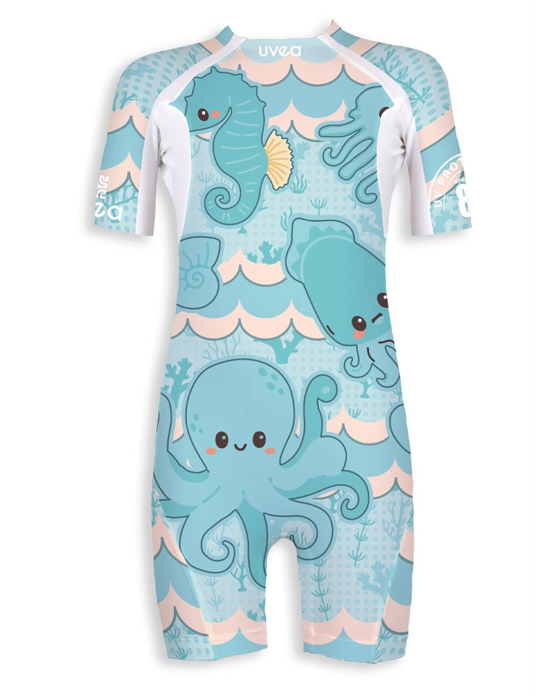 UPF 80 sunsuit Baby sea Uvea