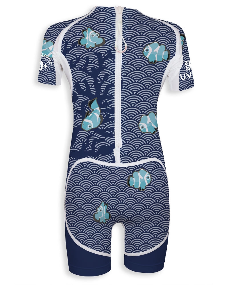 UPF 80, sunsuit CLOWN-UV SUNSUITS UPF 80-UVEA