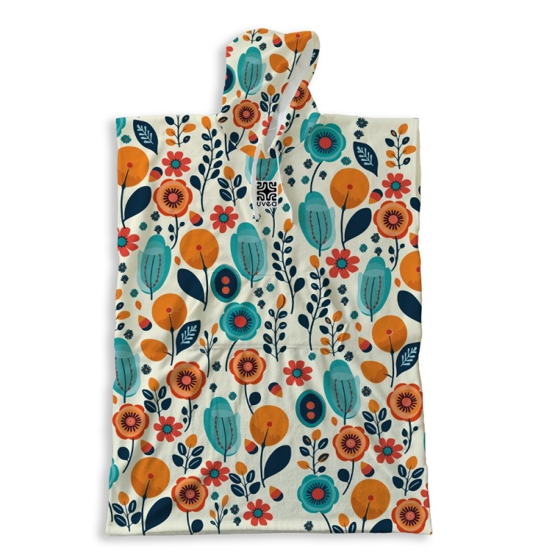 Peignoir De Bain →  SEAFLOWER | Poncho en coton 190 g