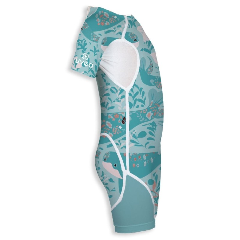 UPF 80  Swim suit → WHALES