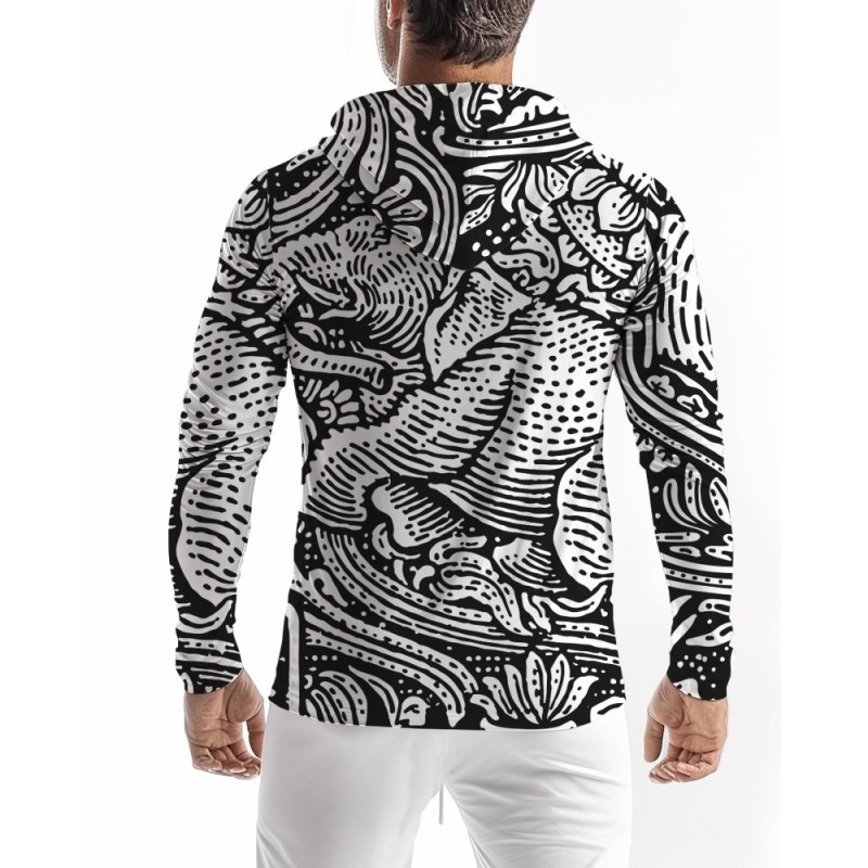 Lycra Anti Uv Capuche →  TIGER|T-shirt anti uv à capuche