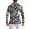 Lycra Anti Uv Capuche →  TIGER|T-shirt anti uv à capuche