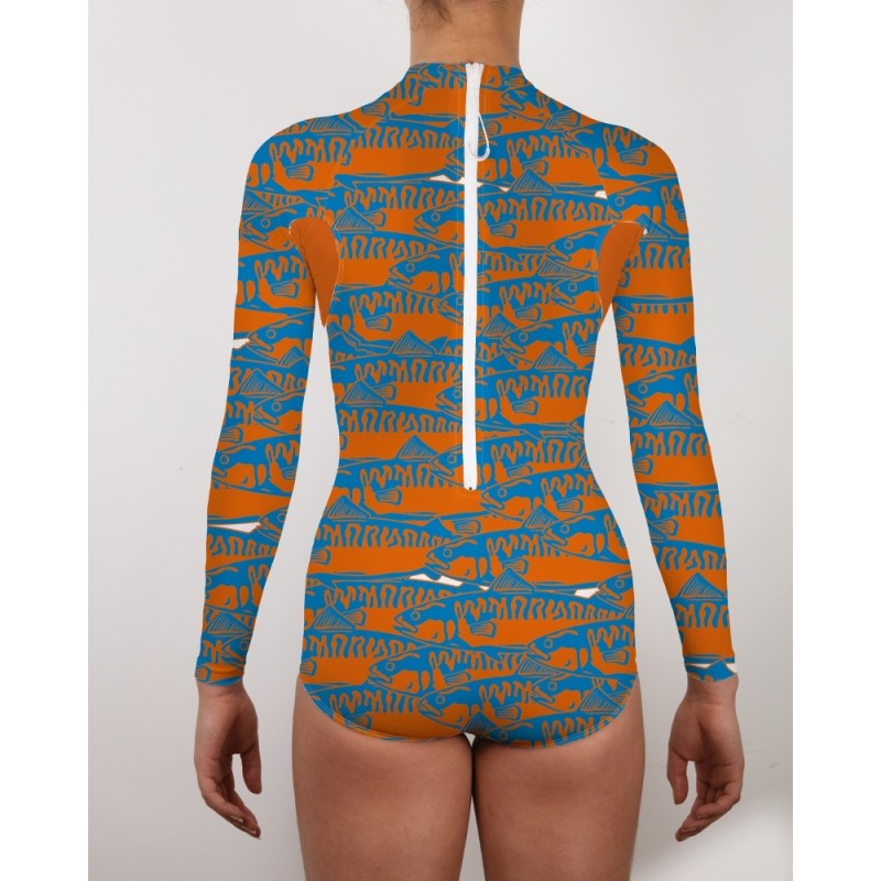 Combinaison UV 80 → SARDINE | Maillot de bain haute performance