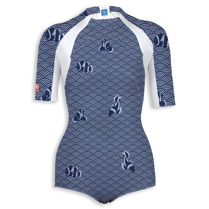 Combinaison UV 80 → NAVY | Maillot de bain haute performance